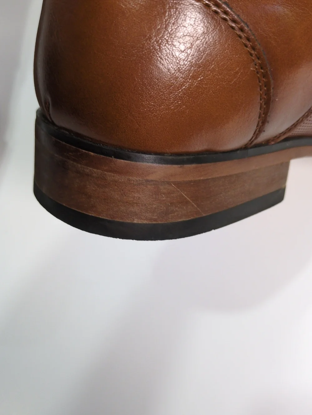 Tommy Hilfiger Mens Sheldon Cap Toe Derby Oxfords Brown Textured PU Size 9 M